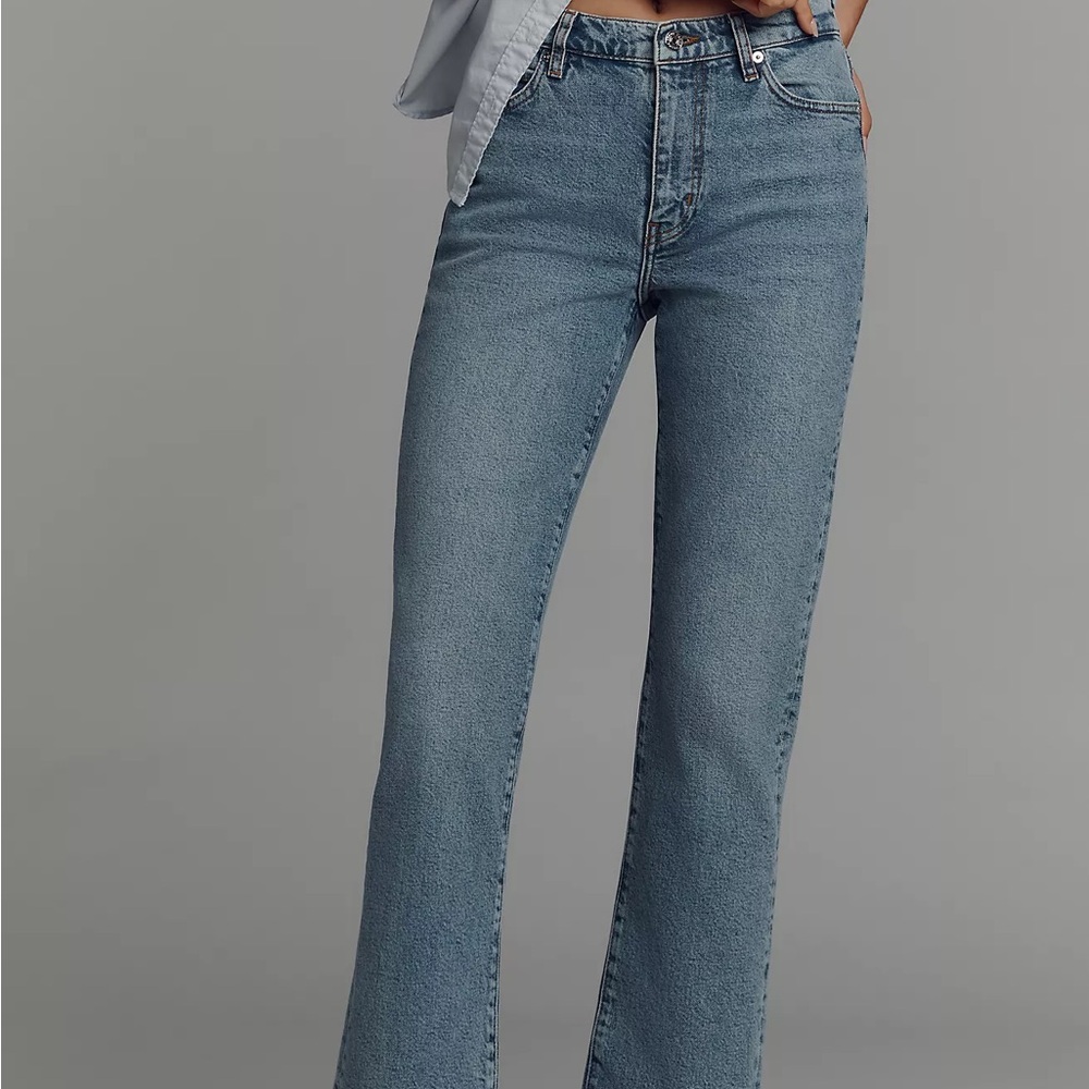 Frame Denim Sky Blue Wide Leg Jeans